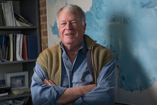 John Anderson in his office in 2016