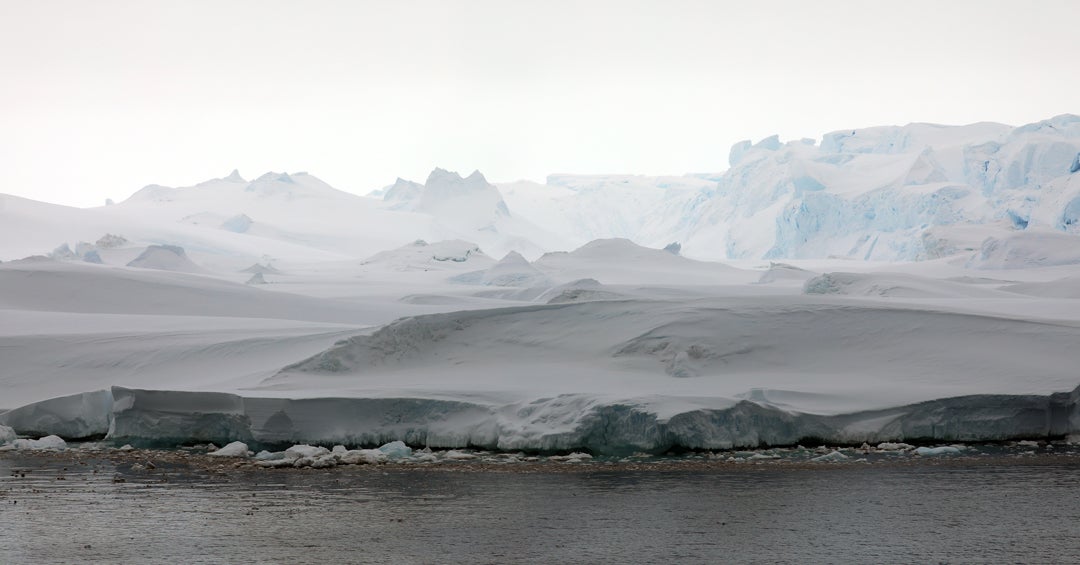 Antarctic coast