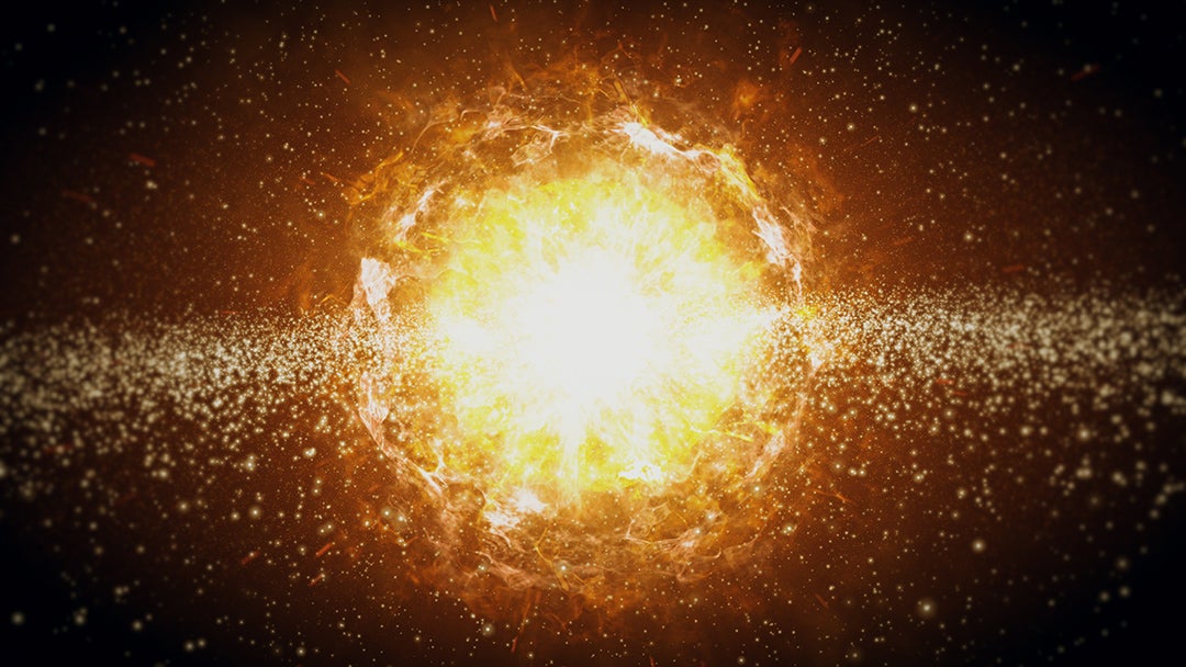 Artist illustration of the Big Bang