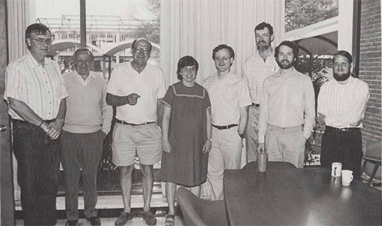 Rice Biology faculty 1990
