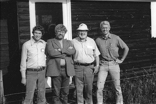Stan Woosley and Don Clayton in 1981