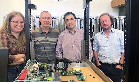 Nicole Lewis, Mike Matveev, Wei Li and Frank Geurts