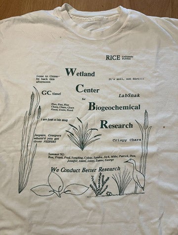 Wetland Center for Biogeochemical Research lab-tshirt